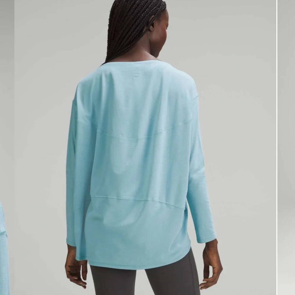 Lululemon Back in Action Long-Sleeve Shirt Tidal Teal